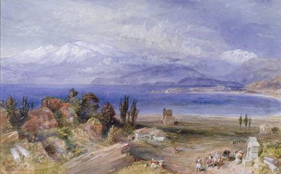 Parnassus and Helicon from Corinth by William Crimea Simpson
